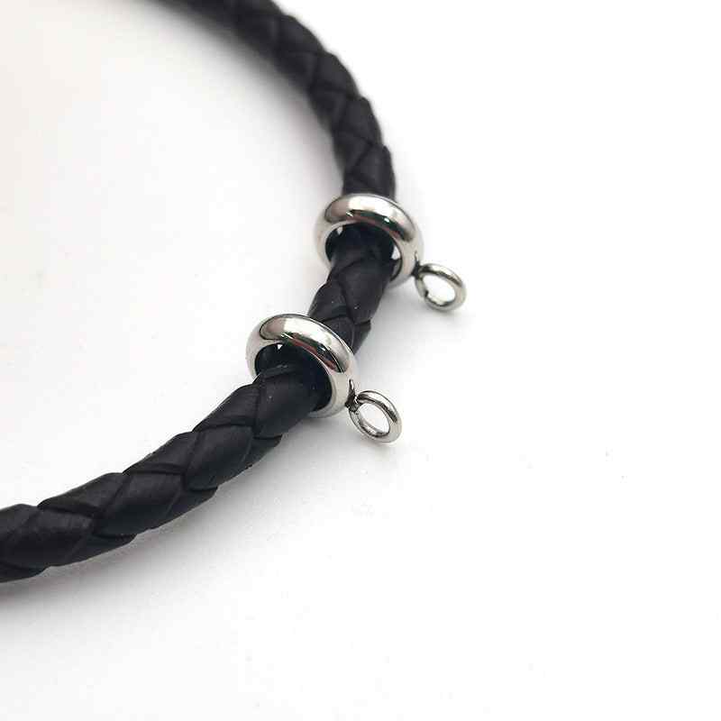 in stock stainless steel curved ring welding small round spacer spacer beads beads beads rope beads loose beads diy jewelry accessories