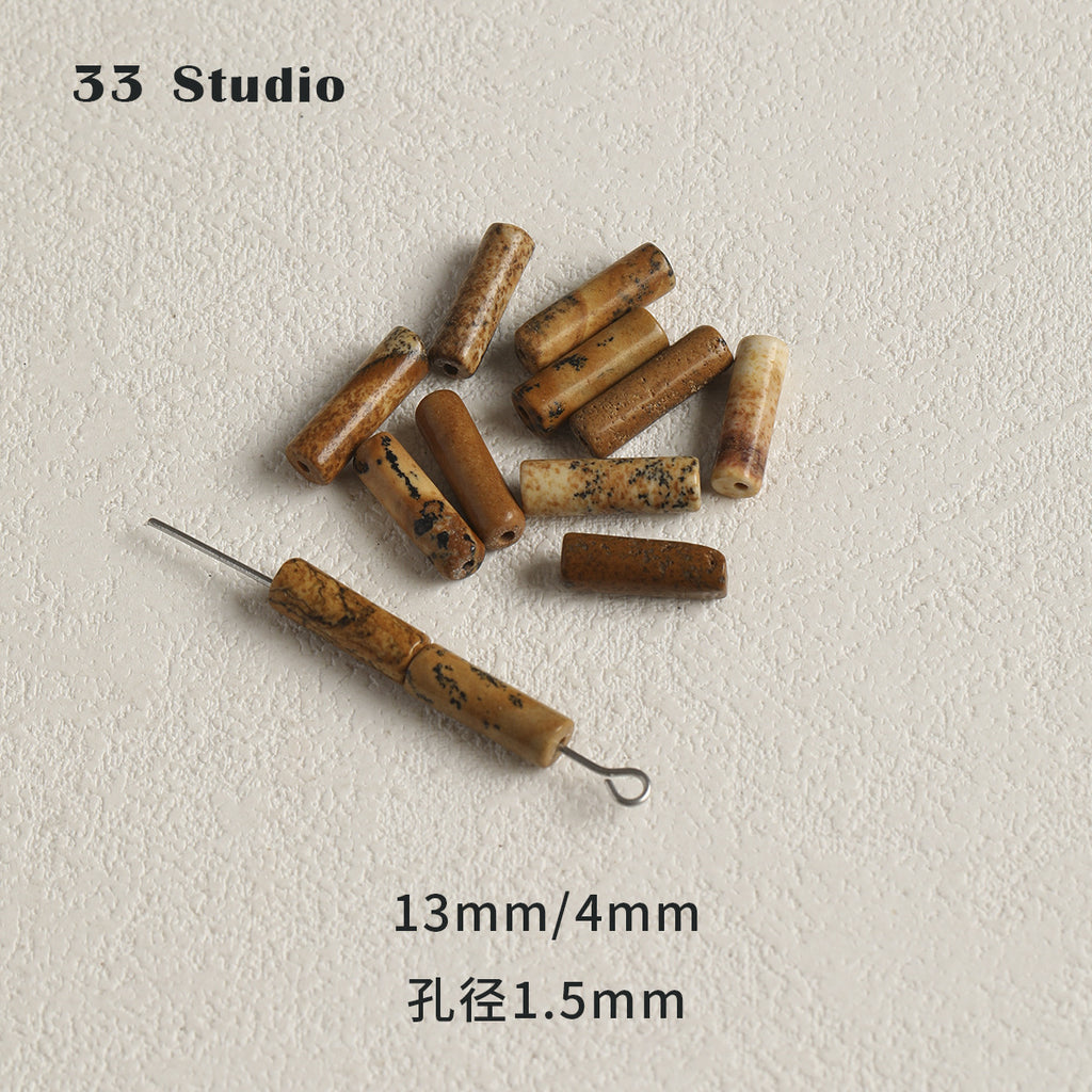 Vintage natural Crystal Jade loose beads round beads beads spacer beads diy accessories material package bracelet necklace earrings