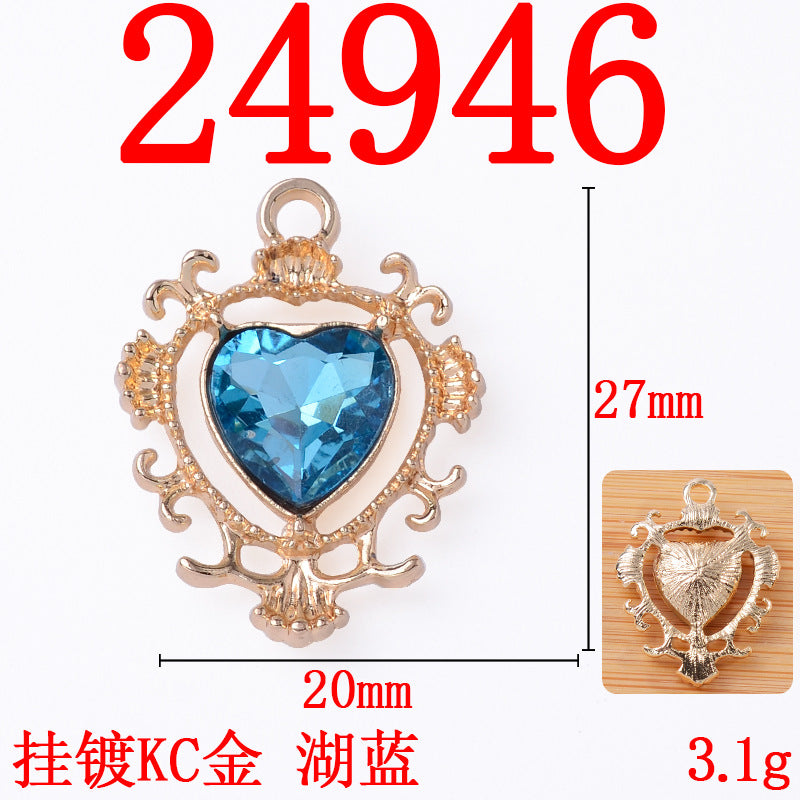 Alloy pendant sunflower Baroque style love pendant diy jewelry accessories alloy accessories spot wholesale