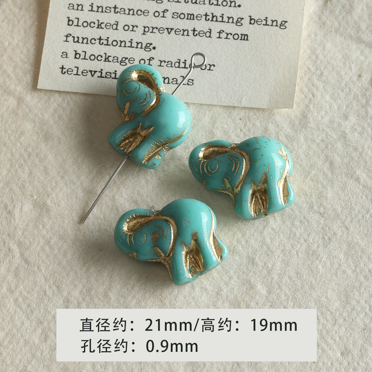 [Green Light Forest] glass beads bracelet necklace mobile phone chain beaded diy accessories material