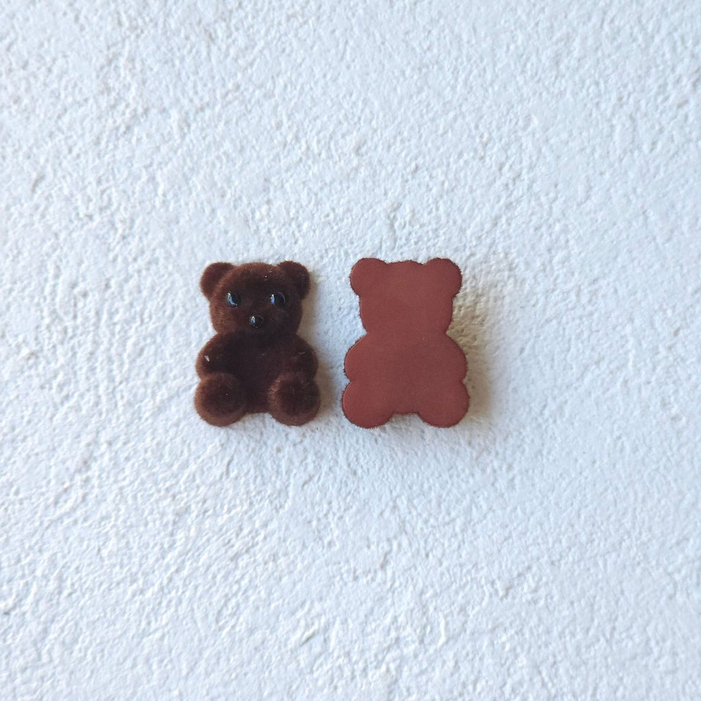 teddy bear hair accessories, edge clip bangs clip DIY accessories materials wholesale