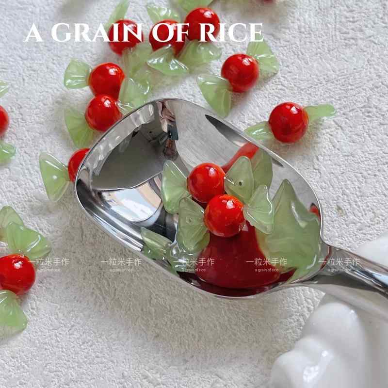 [give a candy] glass wave candy beads loose beads bracelet necklace earrings material