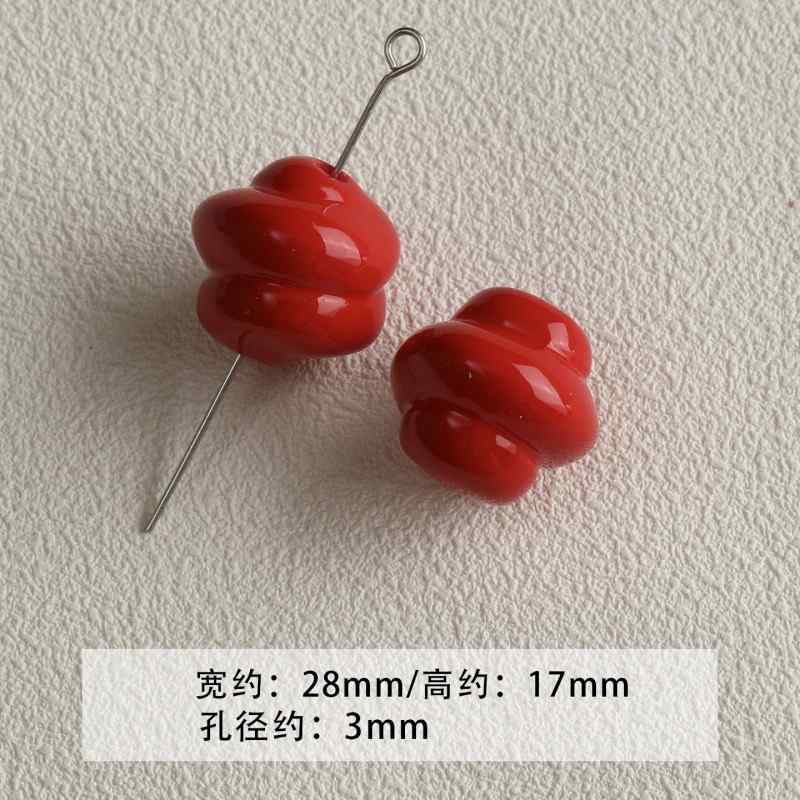 acrylic paint stars love beaded loose beads diy accessories material