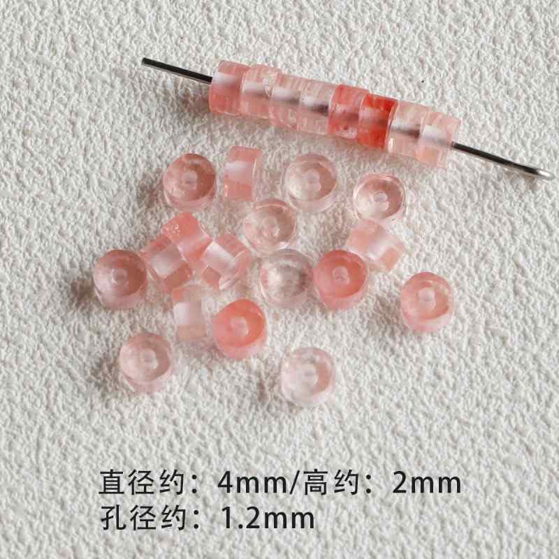 Natural Stone Powder Aobao Crystal Abacus Bead Accessories Material