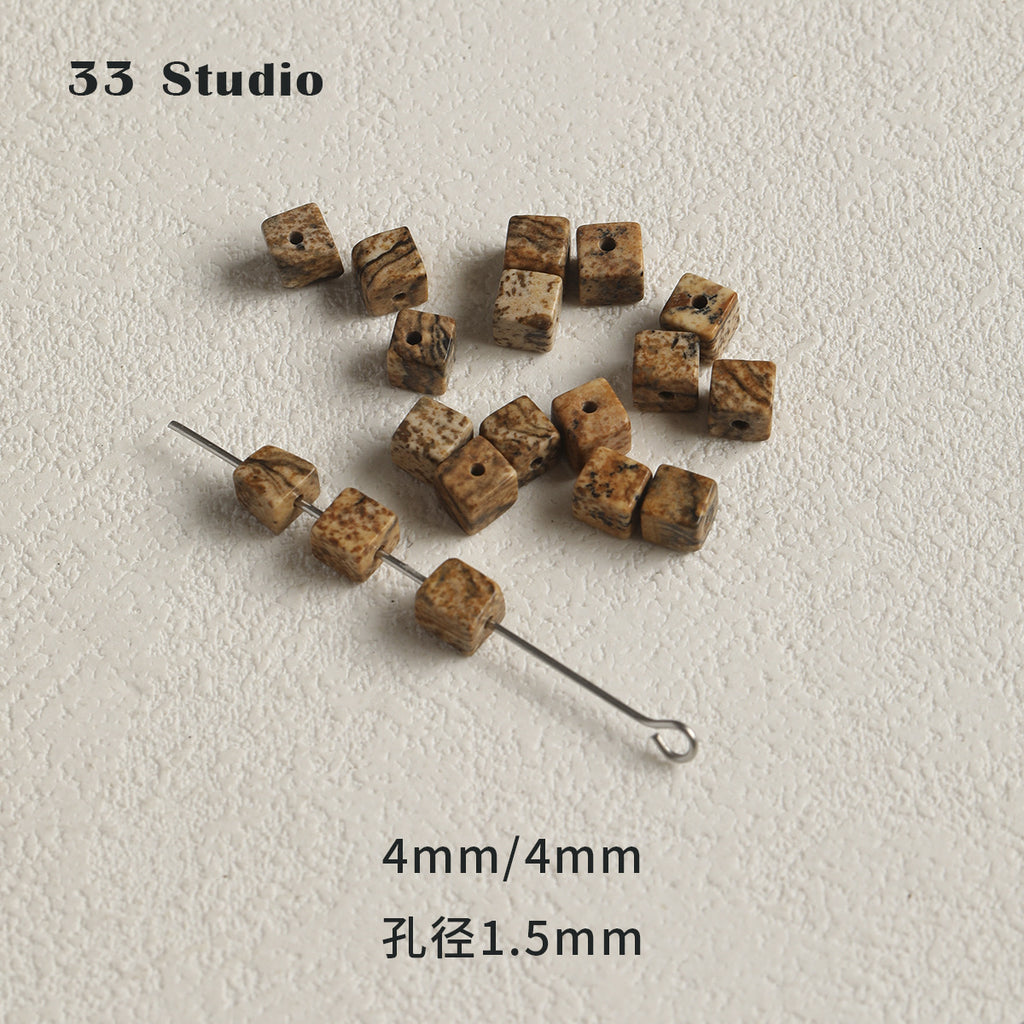 Vintage natural Crystal Jade loose beads round beads beads spacer beads diy accessories material package bracelet necklace earrings