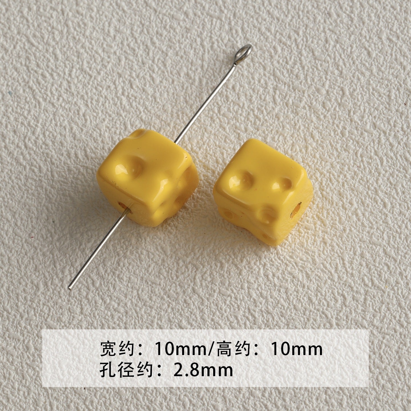 [red, yellow and blue] acrylic paint stars love beaded mobile phone chain keychain loose beads diy accessories material