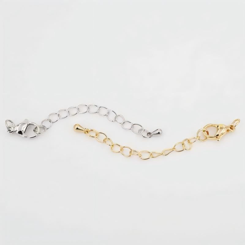 Color retaining lobster clasp extended  tail chain jewelry accessories