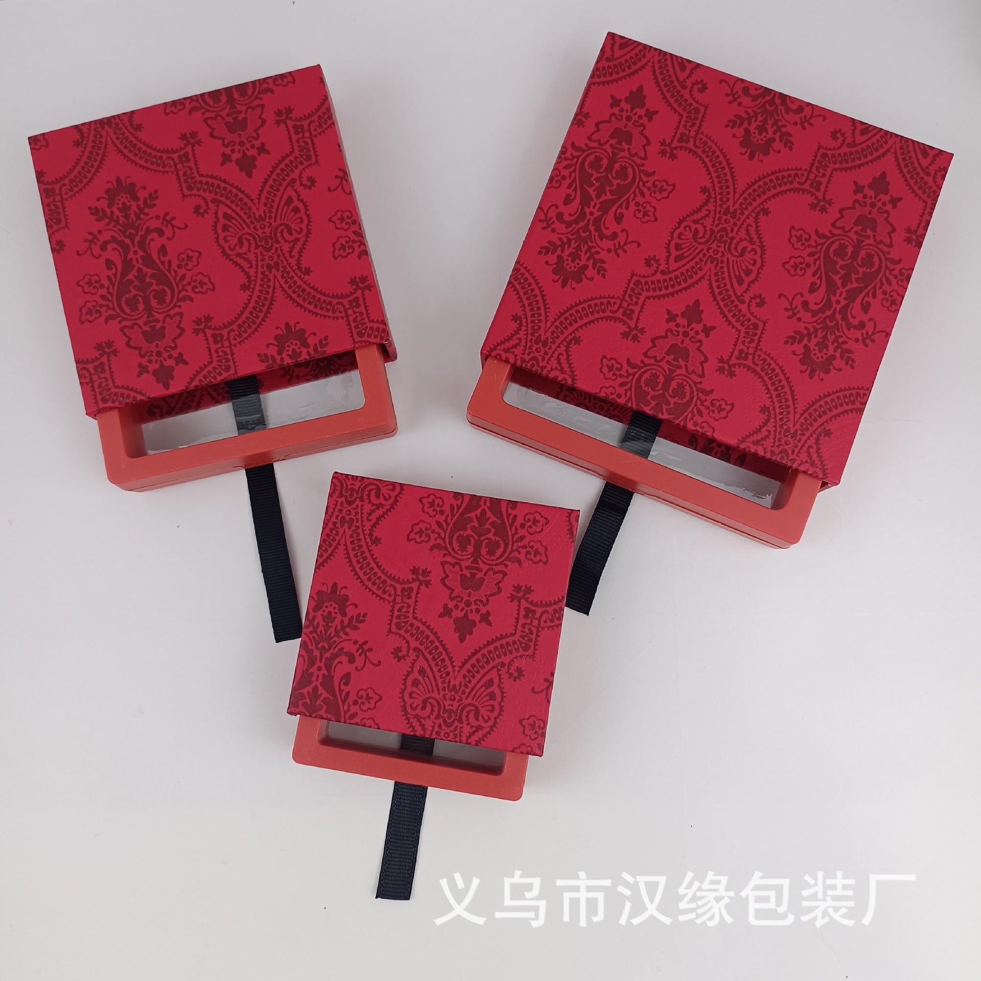 Drawer-style Jewelry Storage Box Packaging PE Film Suspension Box Anti-oxidation Jewelry Ring Bracelet Necklace Nail Art Display