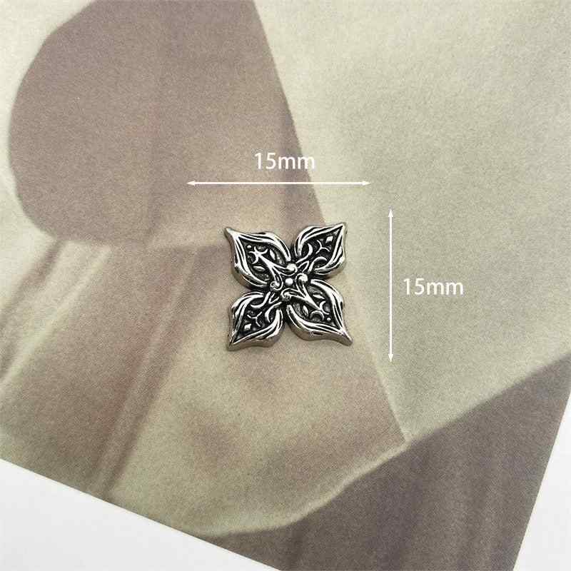 Alloy Jewelry Personalized Accessories Dark Style DIY Materials, show one of the size 15*15mm