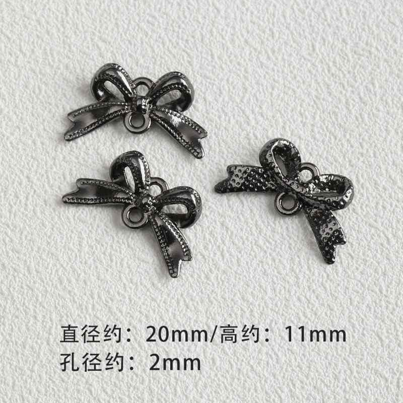 Dark Style Alloy Gun Black Pendant Spacer Beads Spacer Loose Bead Bracelet Necklace Beaded DIY Accessories