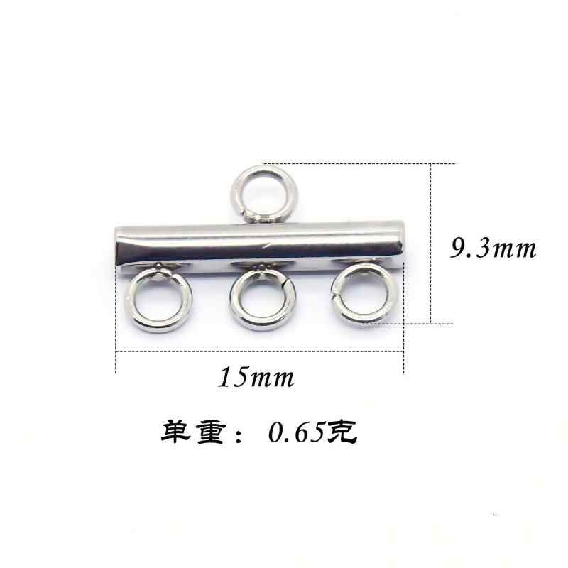 Stainless Steel DIY Porous Earrings Pendants Tassel Accessories