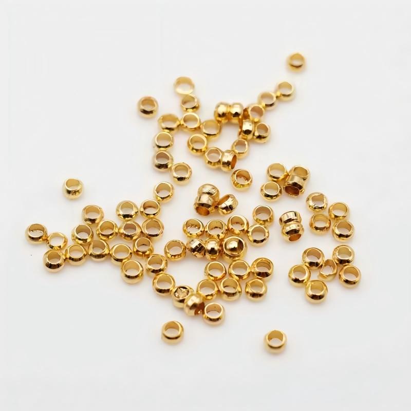 Plated clip flat positioning bead positioning tube diy accessories one bag