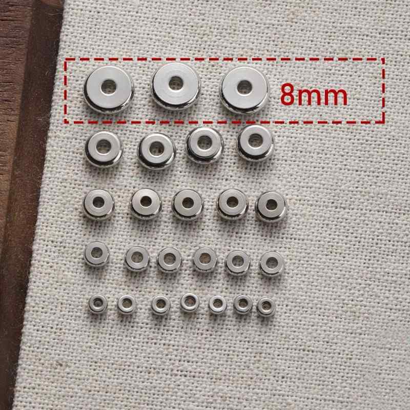 Color-preserving spacer round beads beaded diy accessories material loose beads bracelet necklace beads