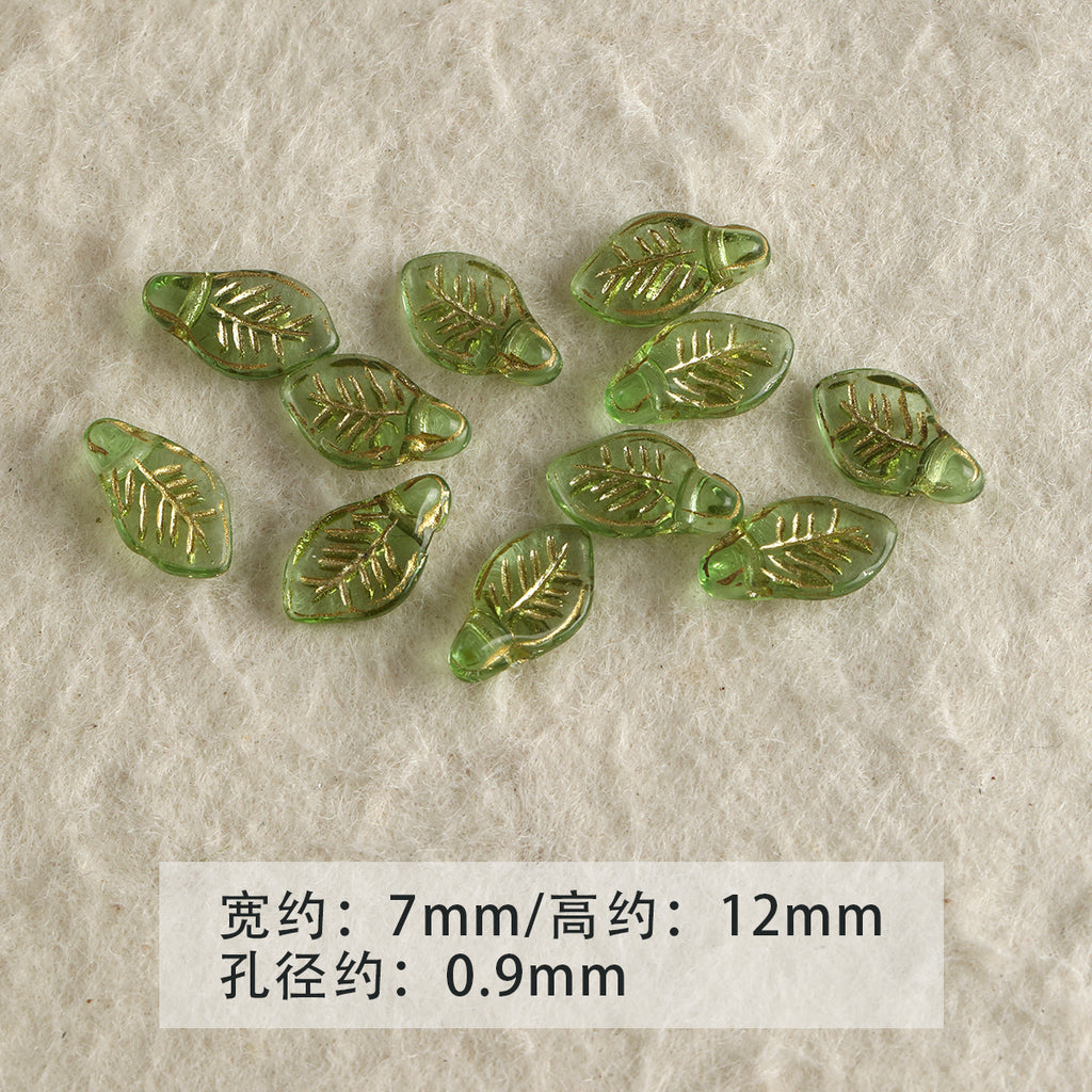 [Mo Dai Hua] Pink Imported Czech Glass Loose Beads Bracelet Necklace Mobile Phone Chain Beaded DIY Accessories Material