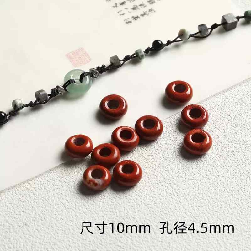 safety buckle woven bracelet bracelet wheel Abacus agate beads diy beaded jewelry accessories