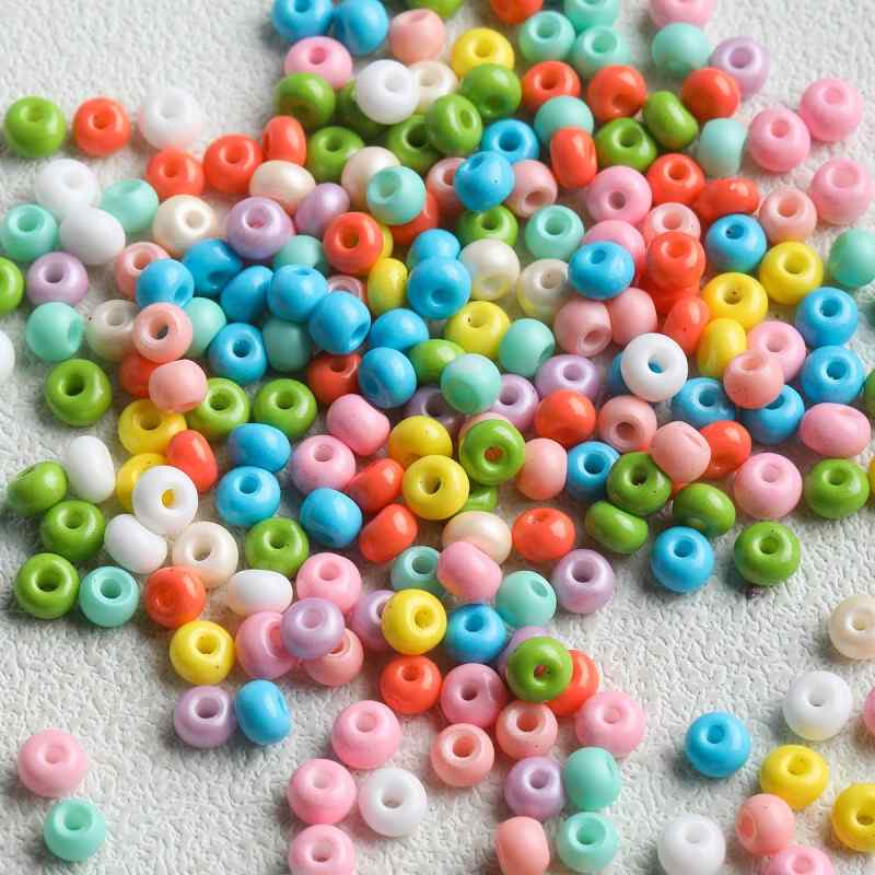 4mm high quality glass rice beads  diy accessories material