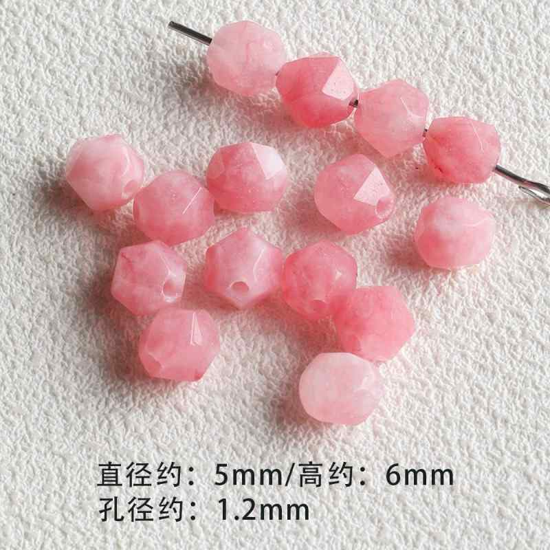 Natural Stone Powder Aobao Crystal Abacus Bead Accessories Material