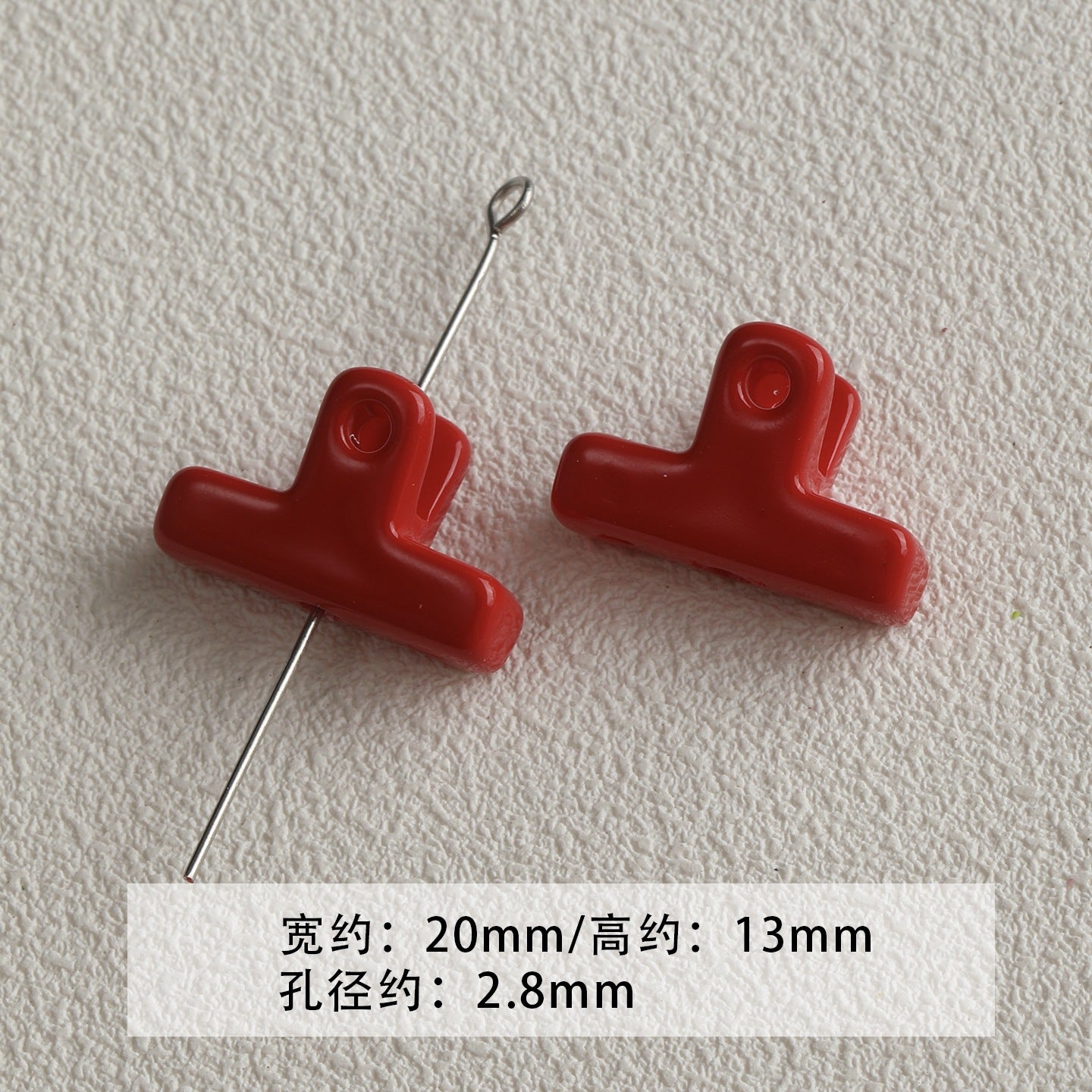 [red, yellow and blue] acrylic paint stars love beaded mobile phone chain keychain loose beads diy accessories material