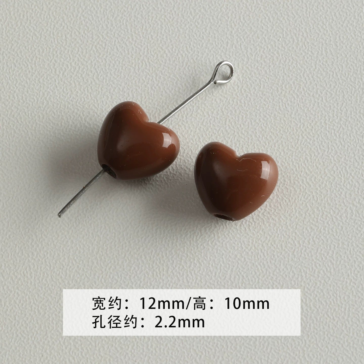 Baking paint curry color series square beads acrylic loose beads mobile phone chain key chain beads diy accessories material