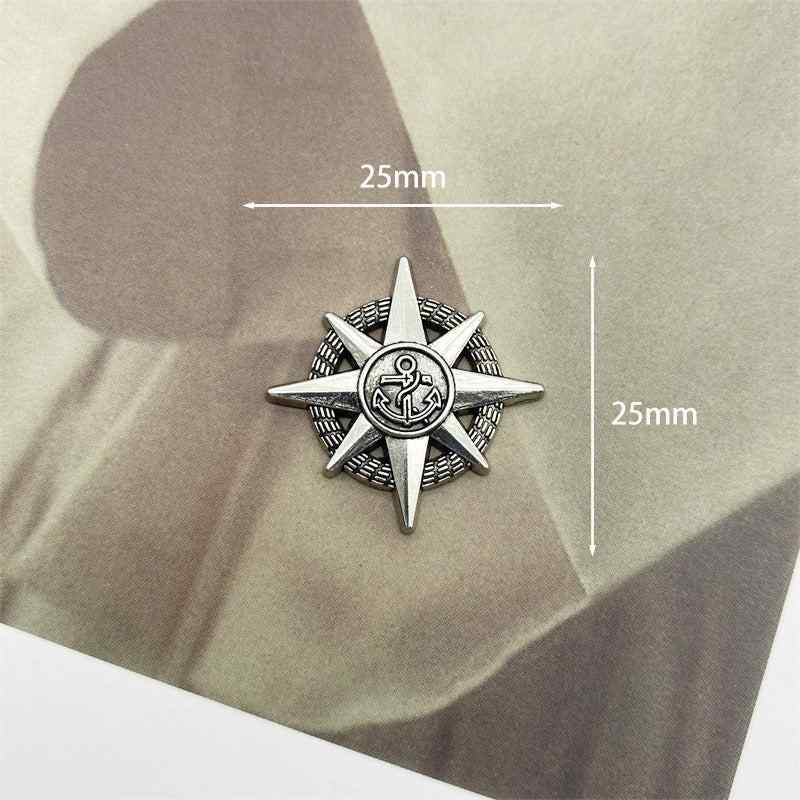 Alloy Jewelry Personalized Accessories Dark Style DIY Materials, show on of the size 25*25mm