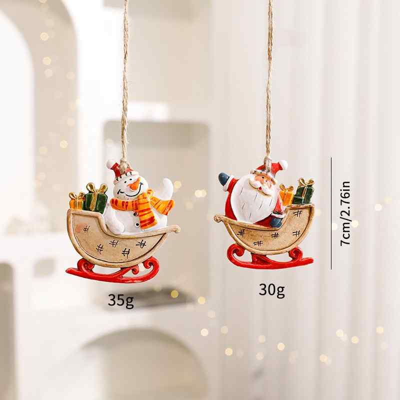 Christmas Decorations Ins Elk Pendants Tree Ornaments Cartoon Accessories Supplies