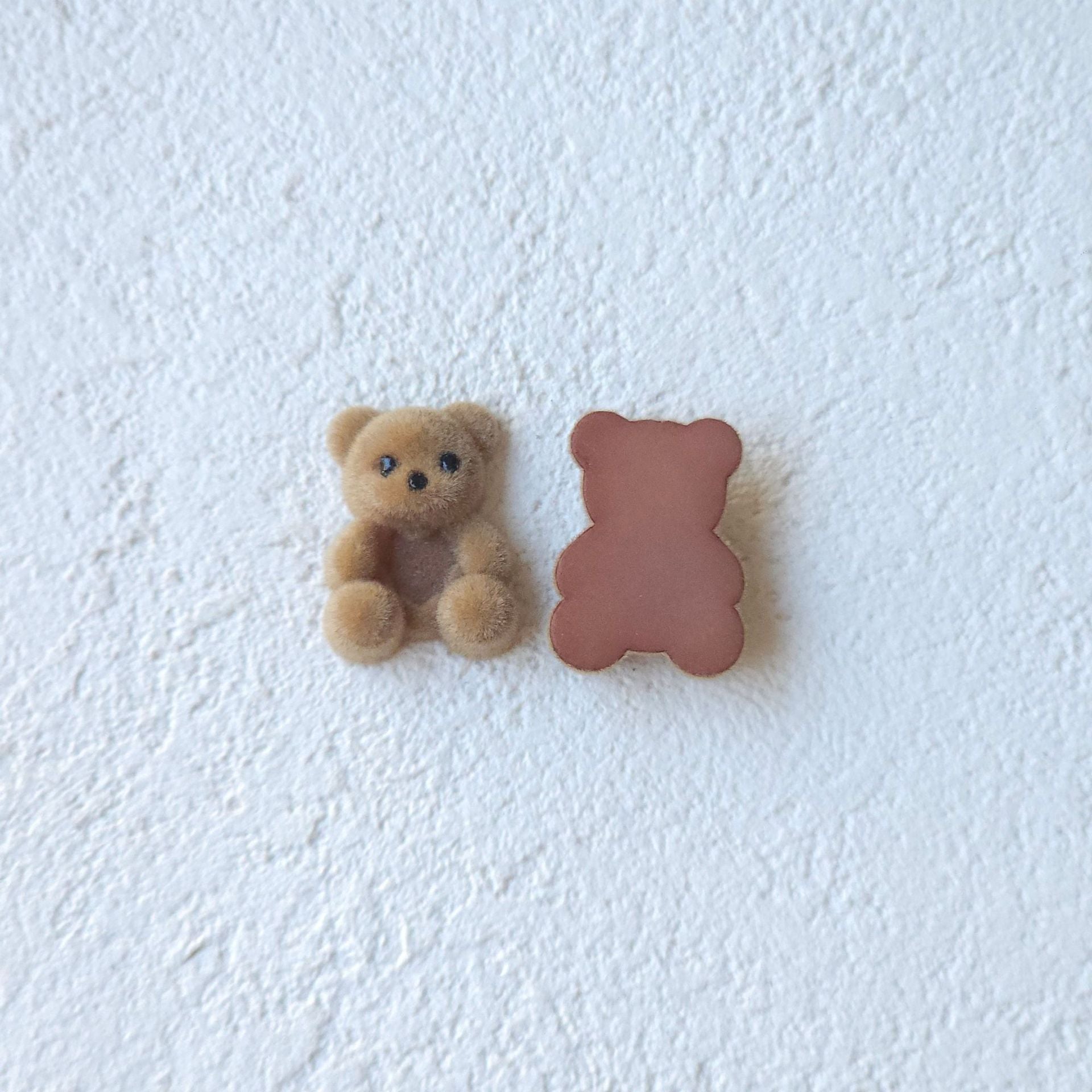 teddy bear hair accessories, edge clip bangs clip DIY accessories materials wholesale