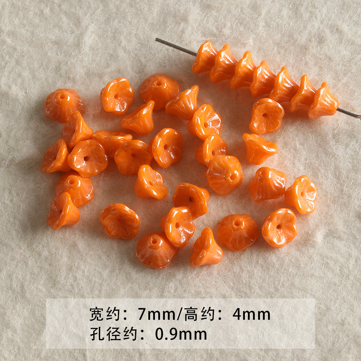 Blue Glass Loose Beads Collection Bracelet Necklace Mobile Phone Chain Beaded DIY Accessories Material Beads