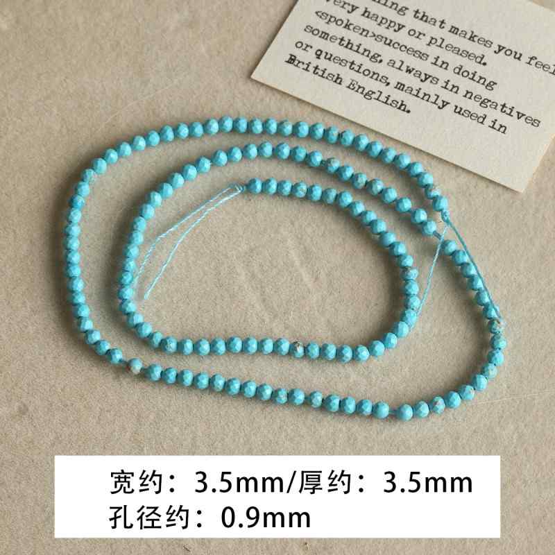 Natural Round Spacer Abacus Loose Beads Braided DIY Material