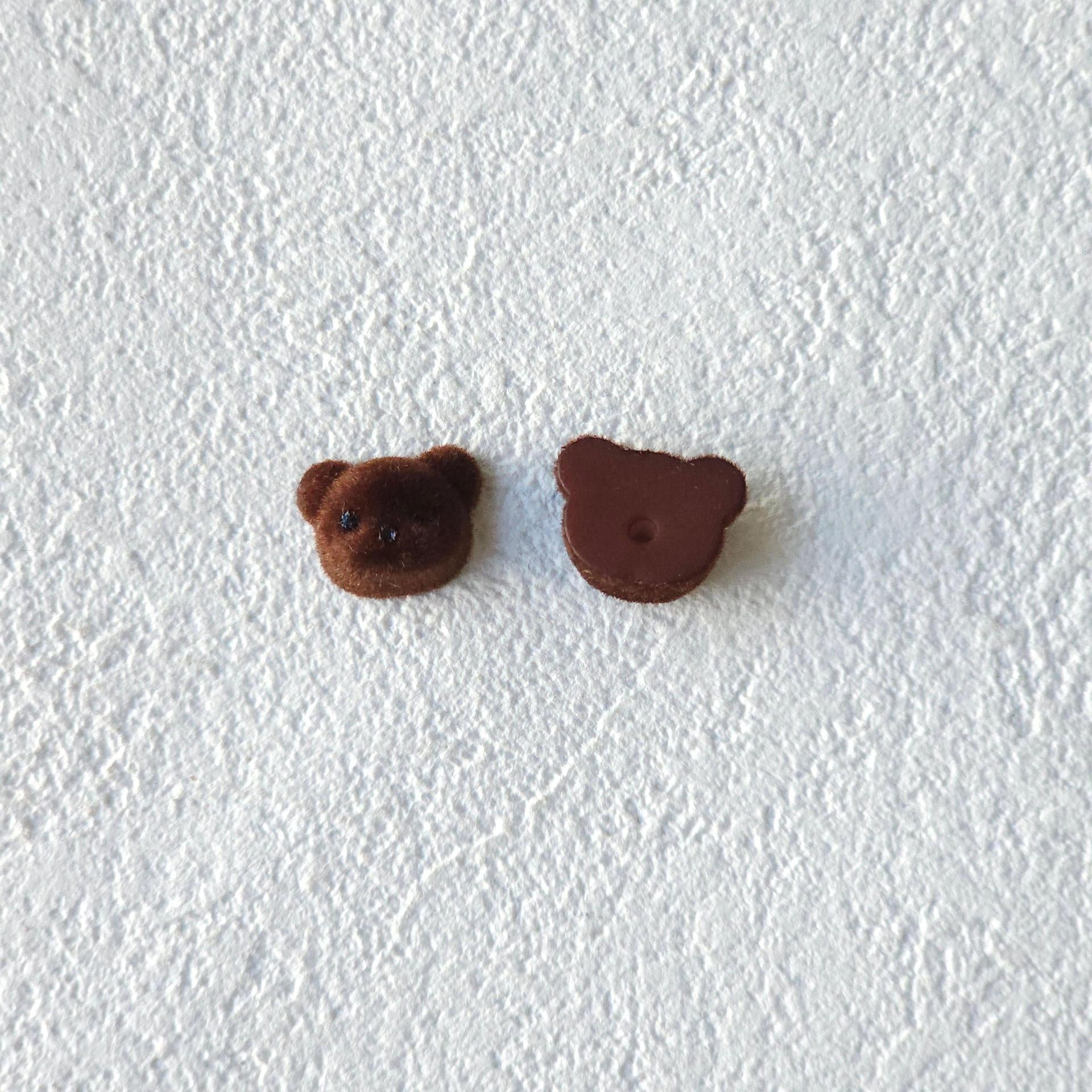 teddy bear hair accessories, edge clip bangs clip DIY accessories materials wholesale