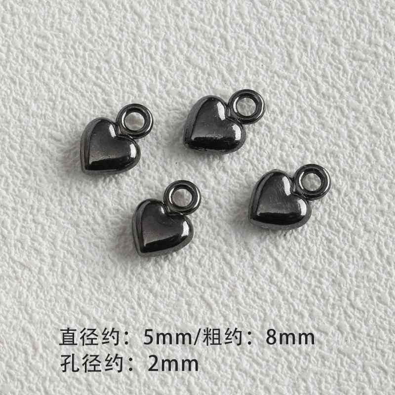 Dark Style Alloy Gun Black Pendant Spacer Beads Spacer Loose Bead Bracelet Necklace Beaded DIY Accessories