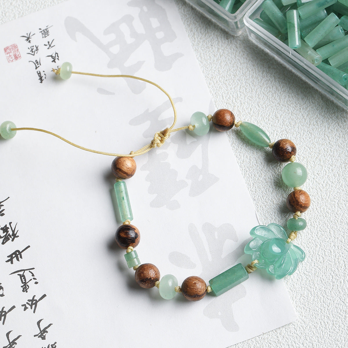 New Chinese Natural Dongling Jade Slub Scattered Beads Abacus Beads Diy Accessories Material Bracelet Necklace Beads