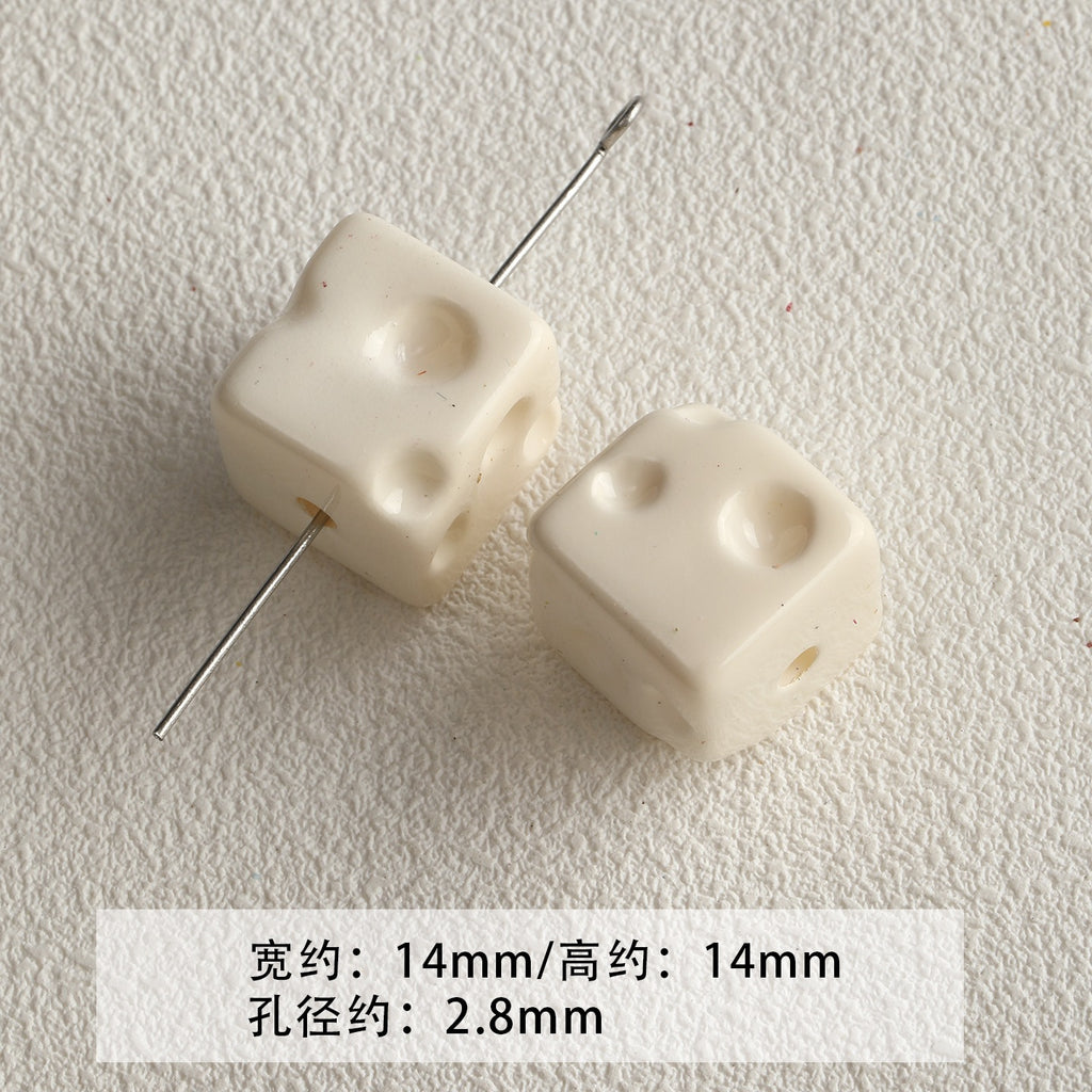 [Bihai] acrylic paint cheese star cone beaded mobile phone chain loose beads diy accessories material beads