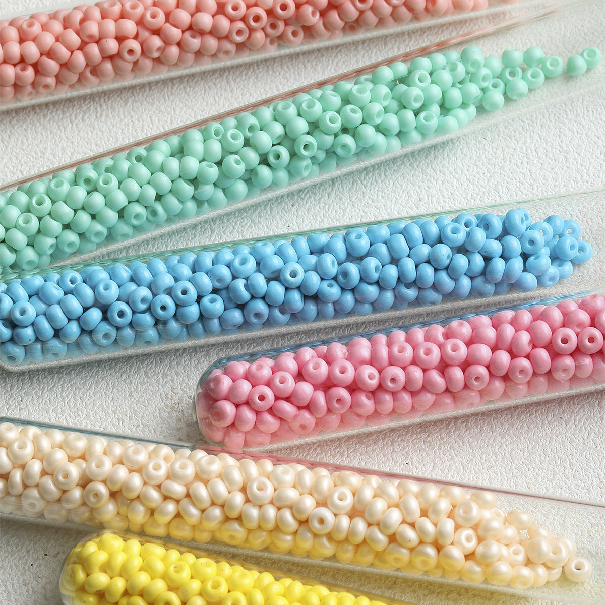 4mm high quality glass rice beads beaded bracelet necklace phone chain earrings diy accessories material loose beads