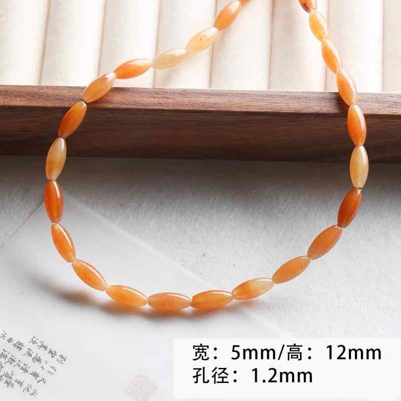 All-match natural stone round tube bead diy accessories material