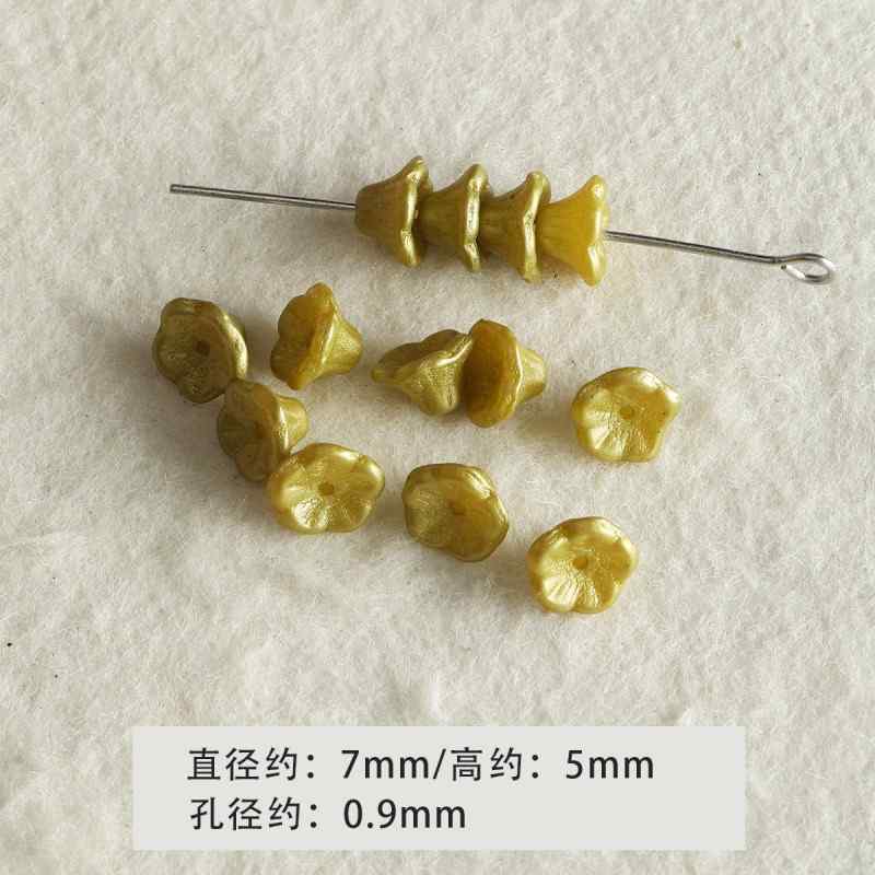 [Green Light Forest] glass beads diy accessories material