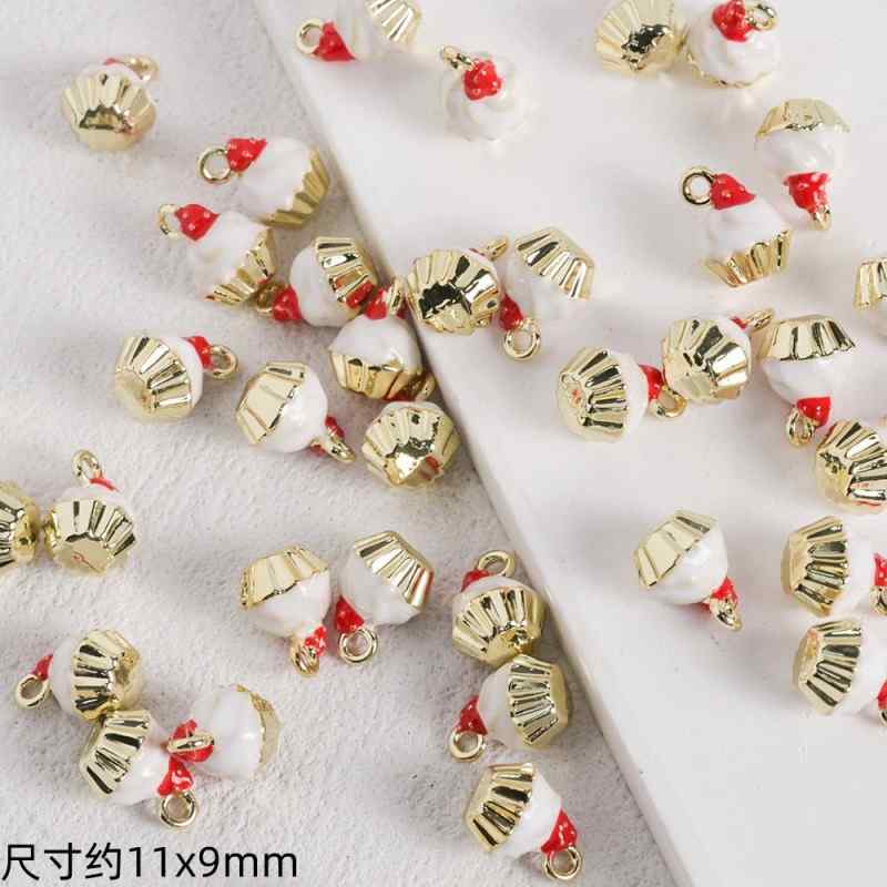 Luci Coffee Hornbag Alloy Oil Drop Pendant DIY Beaded  Material