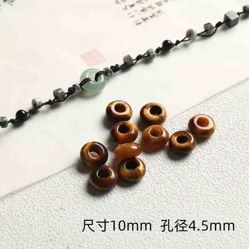 safety buckle woven bracelet bracelet wheel Abacus agate beads diy beaded jewelry accessories
