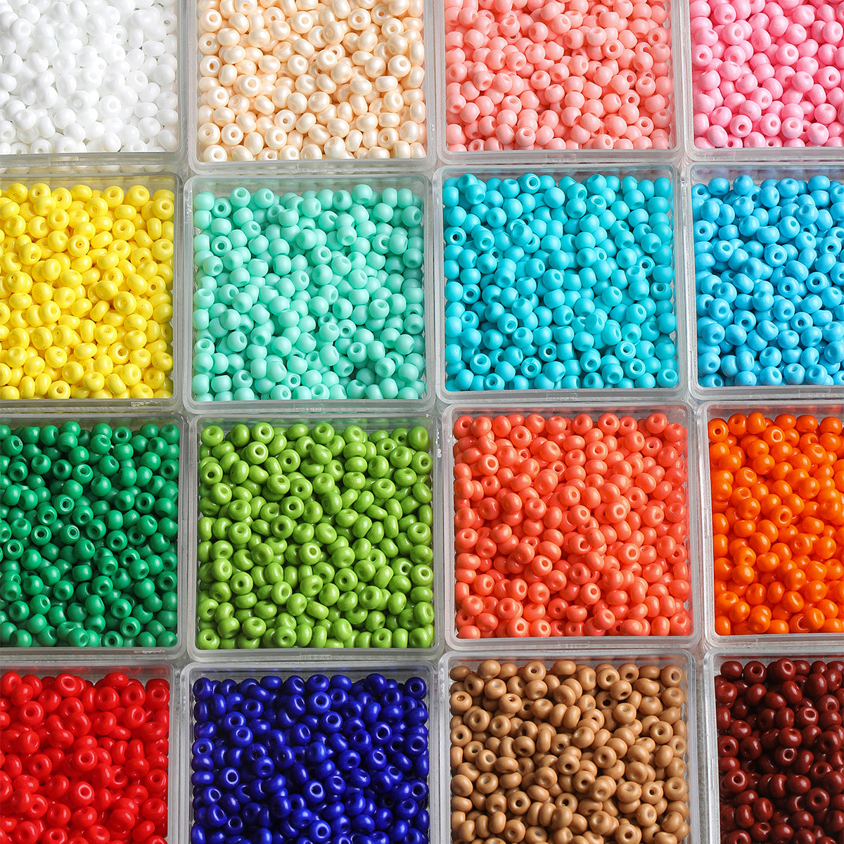 4mm high quality glass rice beads beaded bracelet necklace phone chain earrings diy accessories material loose beads