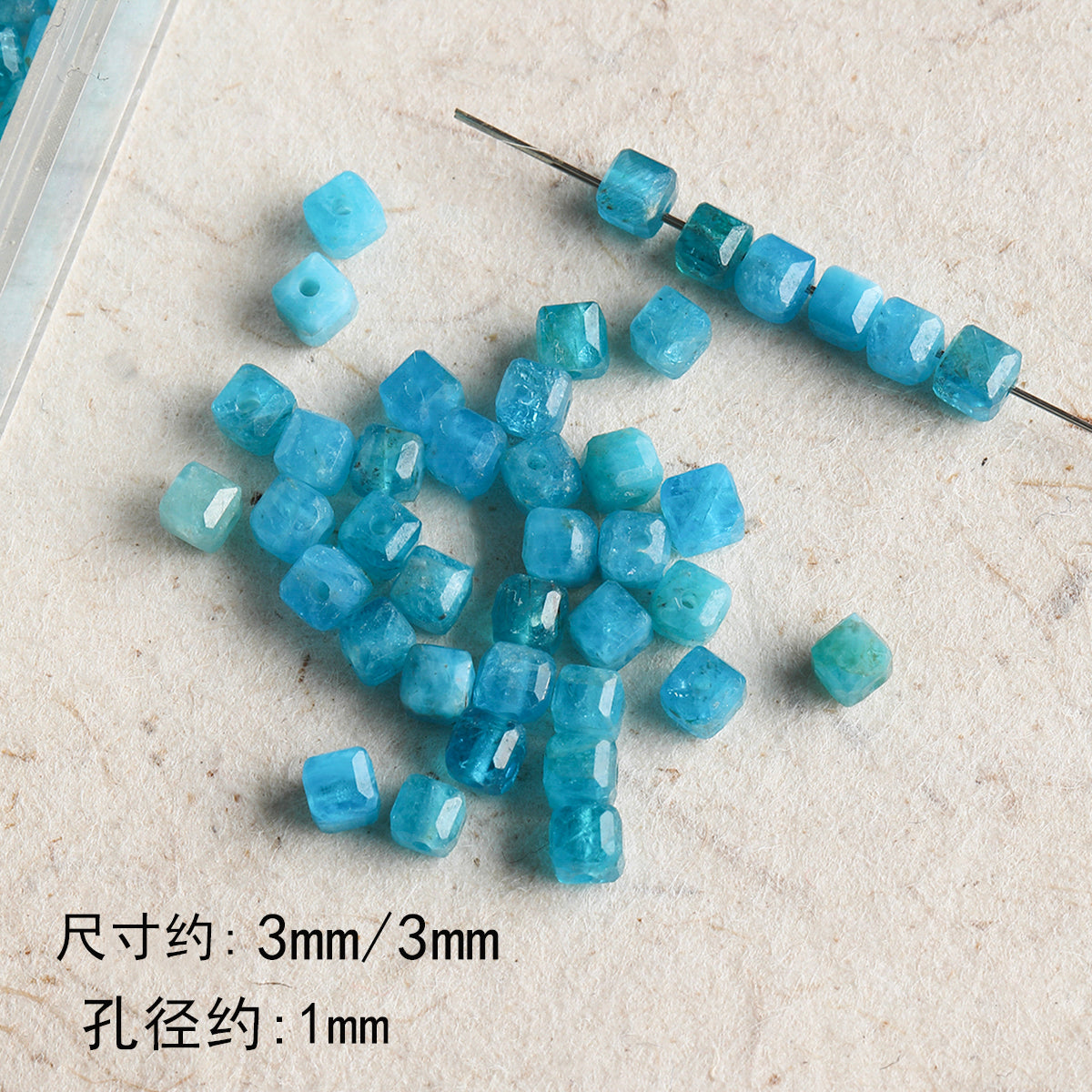 [Dunhuang] natural stone cut face sugar loose beads turquoise alashan beaded diy bracelet necklace material accessories