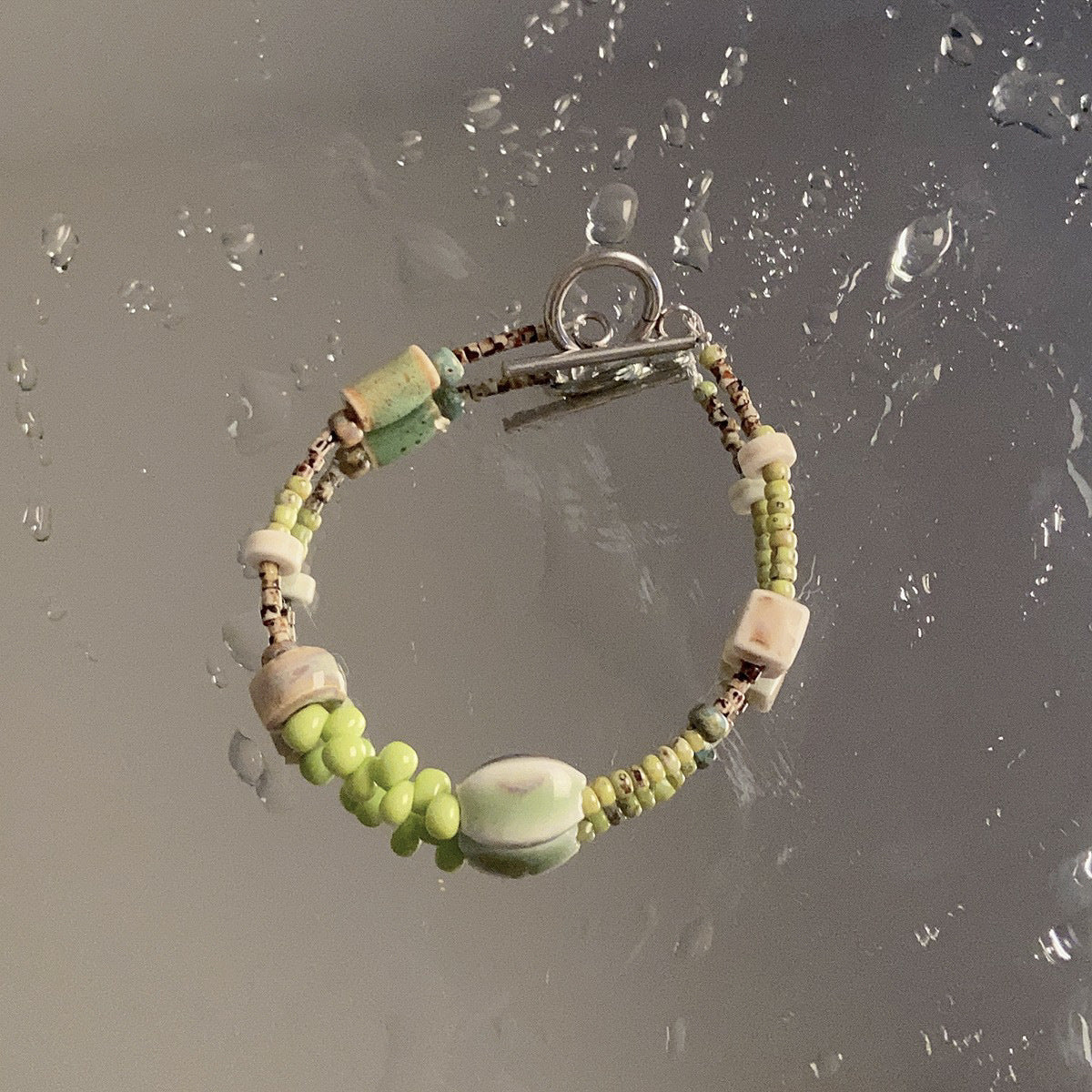 New Chinese style vintage ceramic beads rice beads water drop diy accessories material package bracelet necklace mobile phone chain beaded loose beads