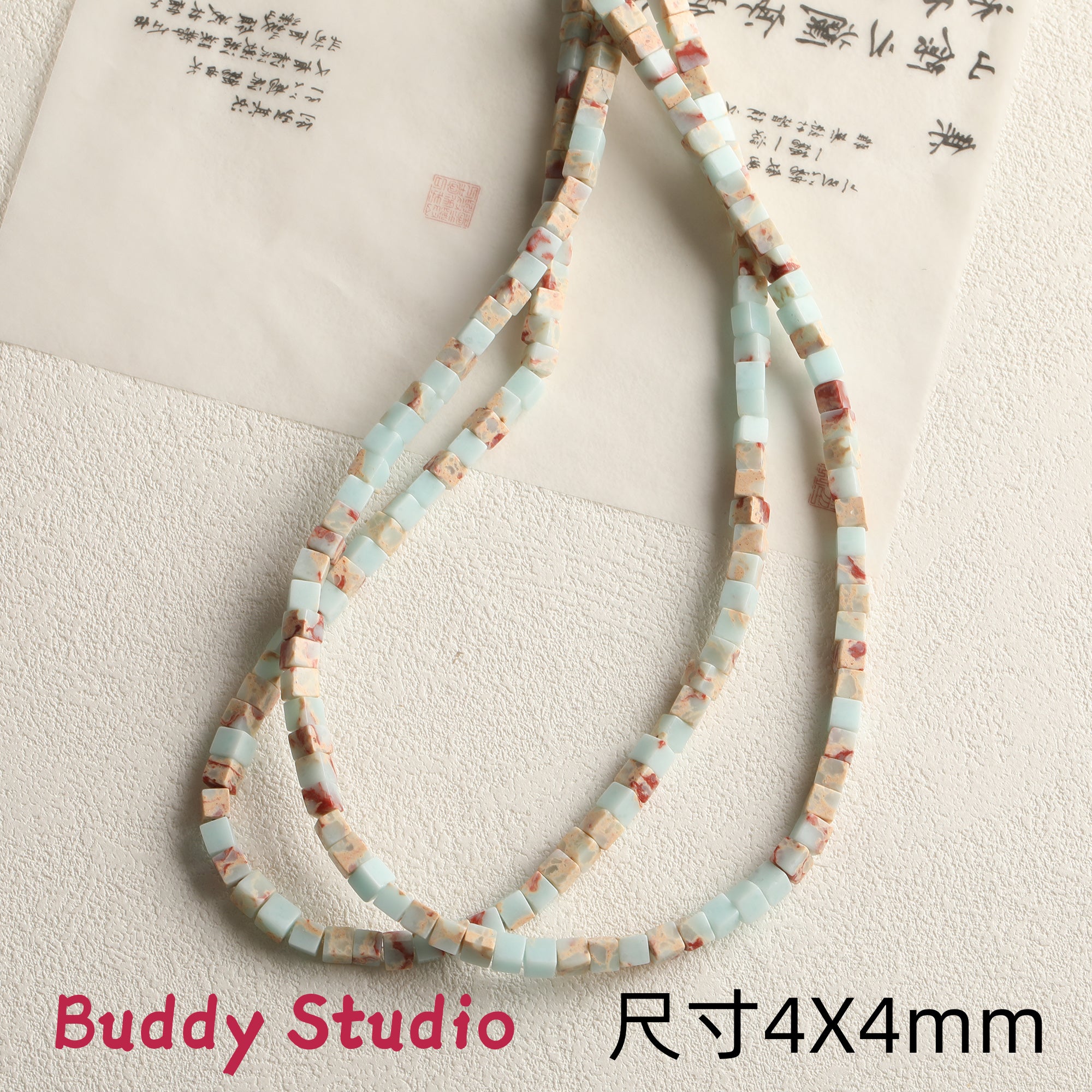 Natural Shoushan Stone series round beads tube beads loose beads diy bracelet earrings necklace jewelry accessories