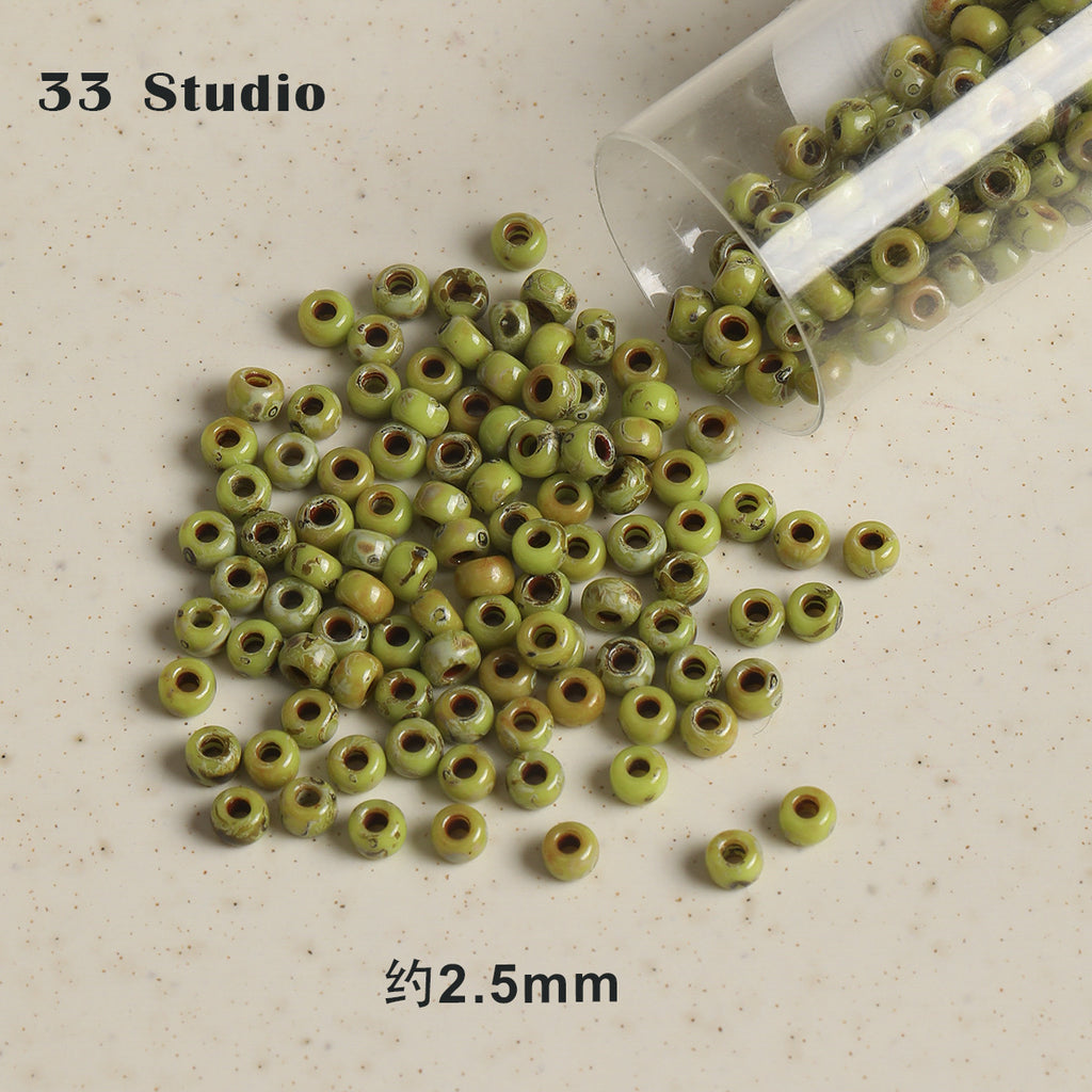 New Chinese style vintage ceramic beads rice beads water drop diy accessories material package bracelet necklace mobile phone chain beaded loose beads