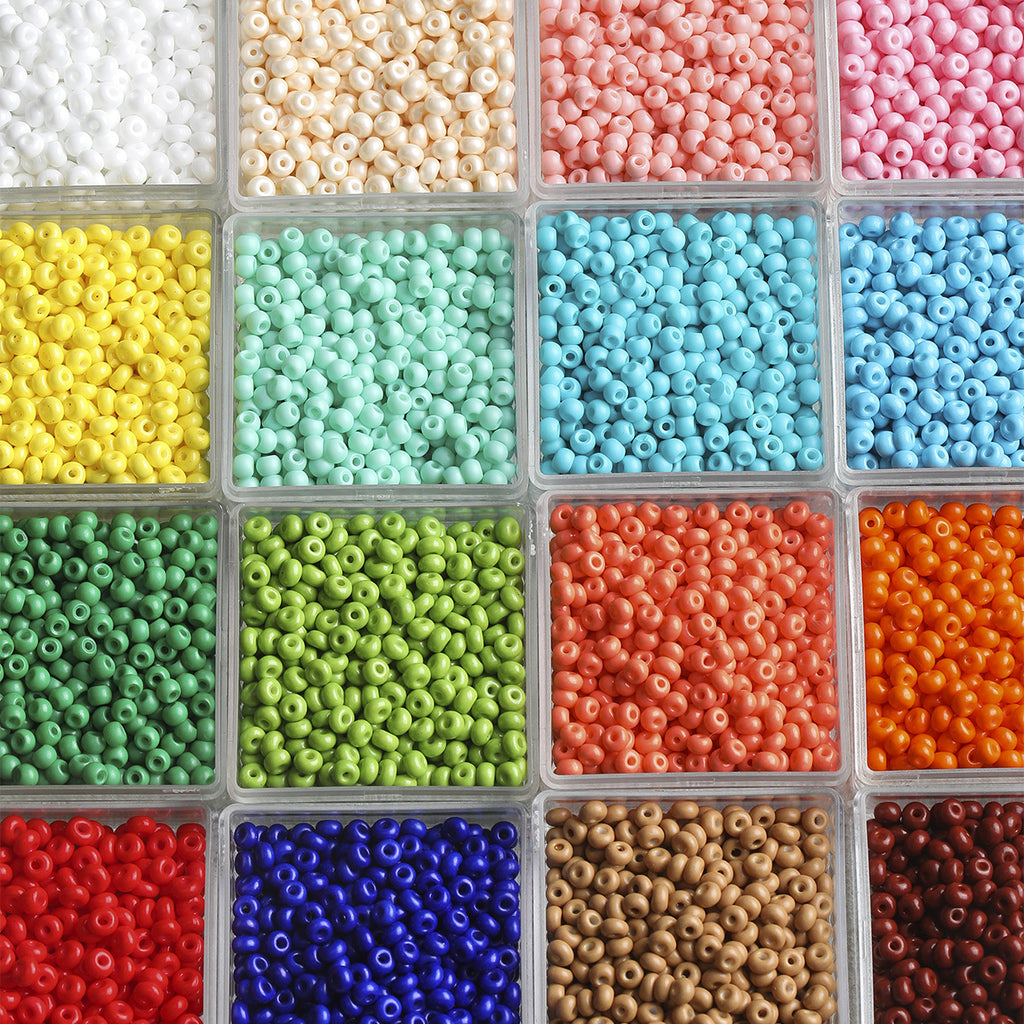 4mm high quality glass rice beads beaded bracelet necklace phone chain earrings diy accessories material loose beads