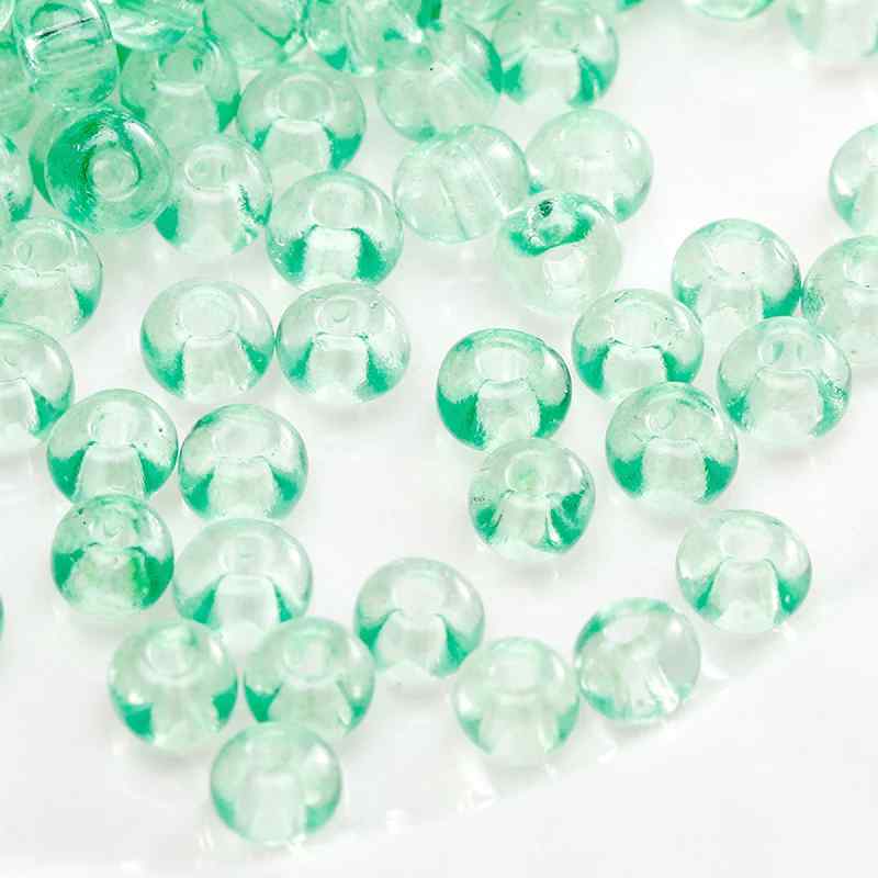 Green Style Glass Glazed Rice Beads DIY Handmade Accessories