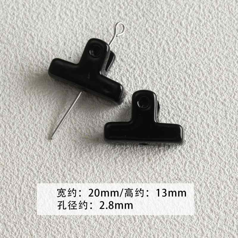 【 Spicy Girl Powder 】 Acrylic baking paint star love bead string mobile phone chain loose bead DIY accessory material bead