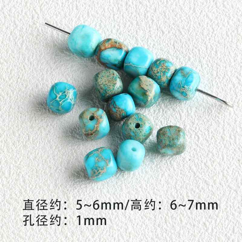 Phoenix natural stone spacer round beads diy accessories material