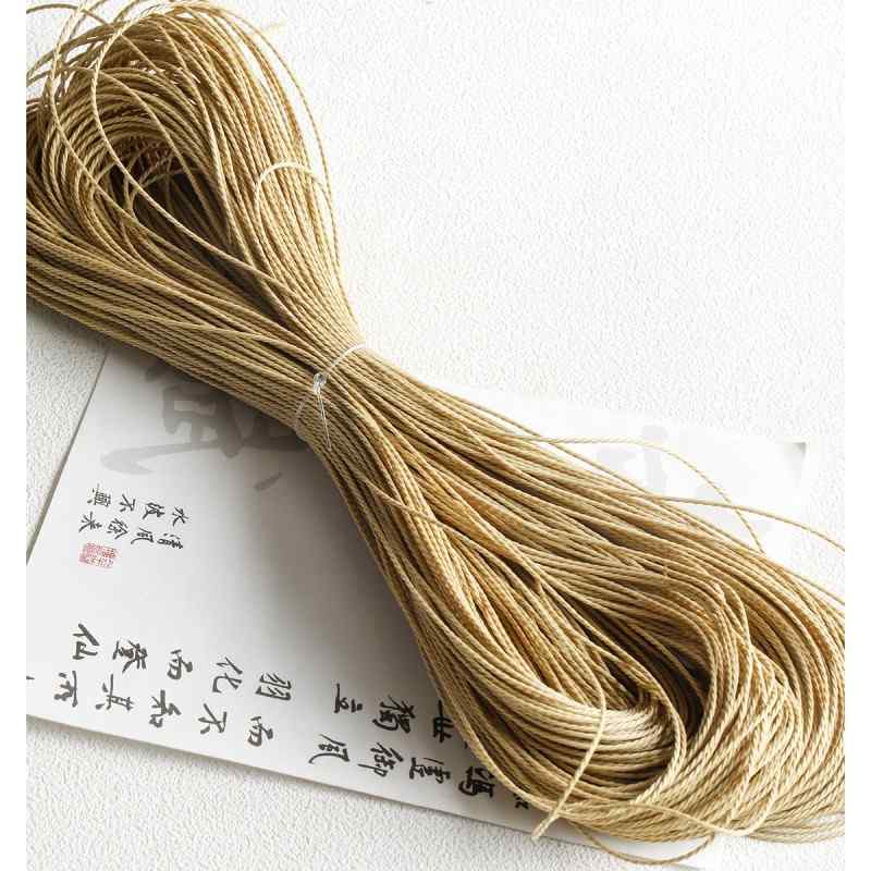1mm non-elastic wax line woven rope necklace pendant special beaded line diy accessories