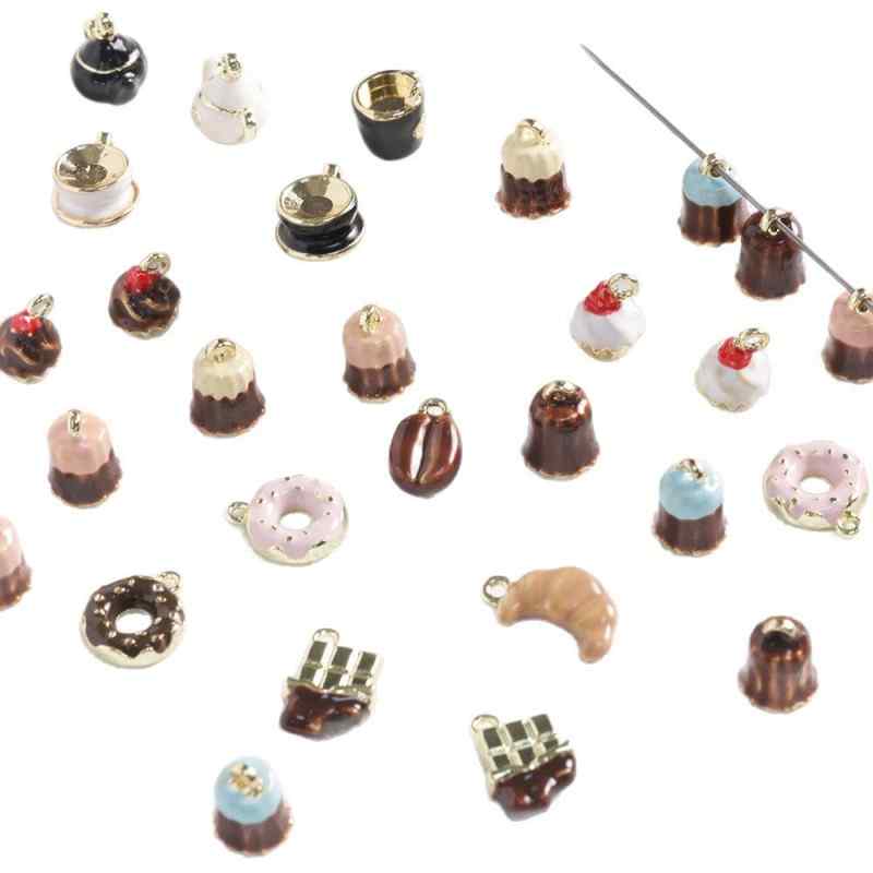 Luci Coffee Hornbag Alloy Oil Drop Pendant DIY Beaded  Material