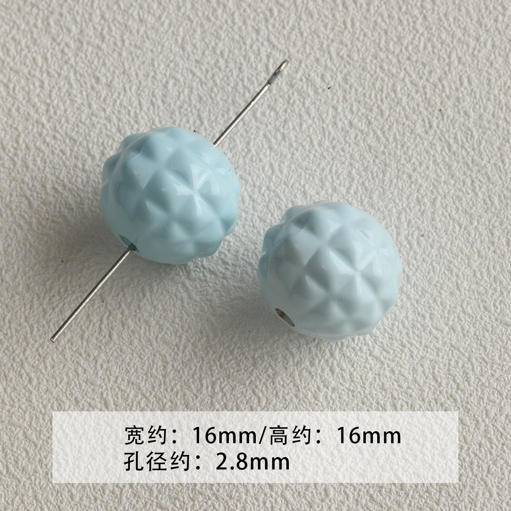 [Bihai] acrylic paint cheese star cone beaded mobile phone chain loose beads diy accessories material beads