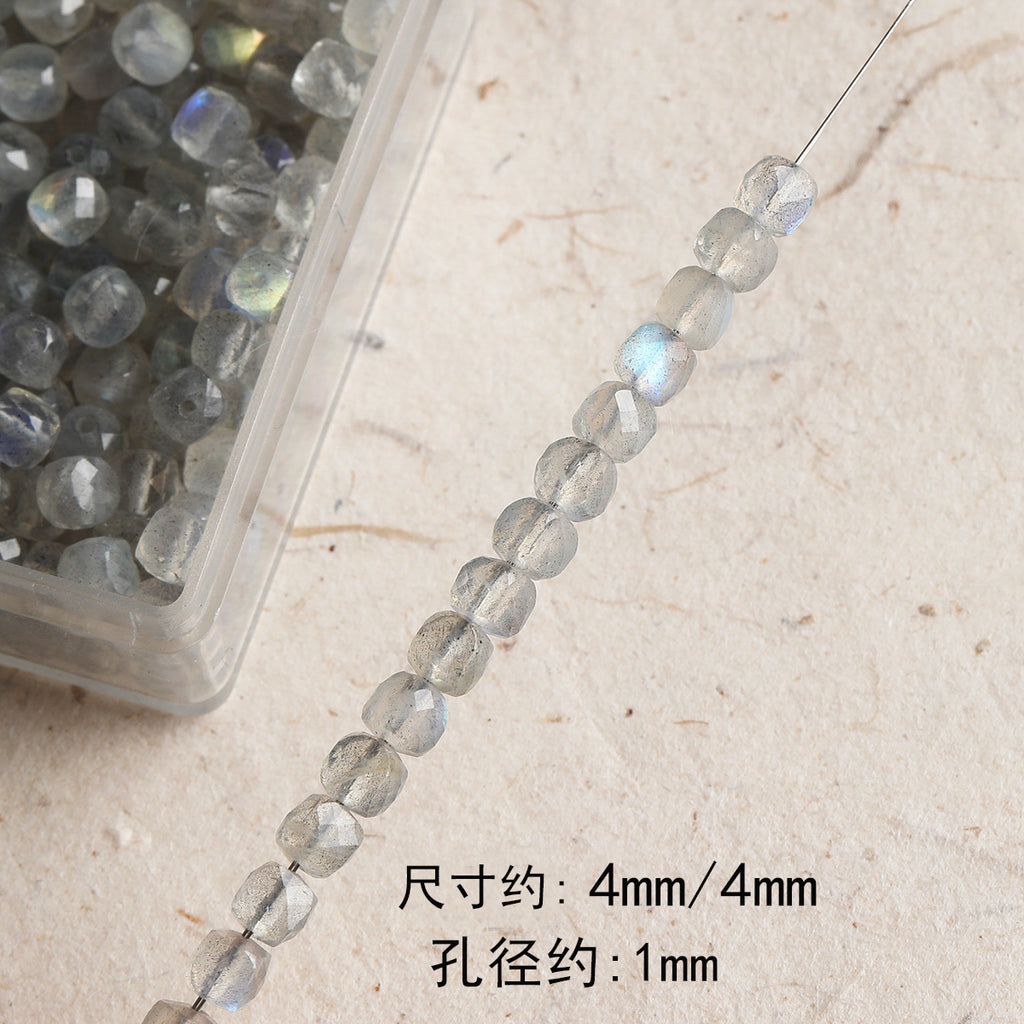 [Dunhuang] natural stone cut face sugar loose beads turquoise alashan beaded diy bracelet necklace material accessories